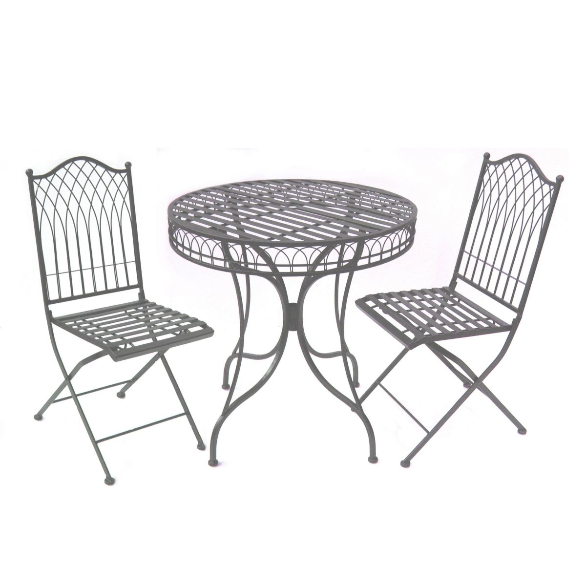 Hampton Bistro Set | Umber Grey - OPULENT co