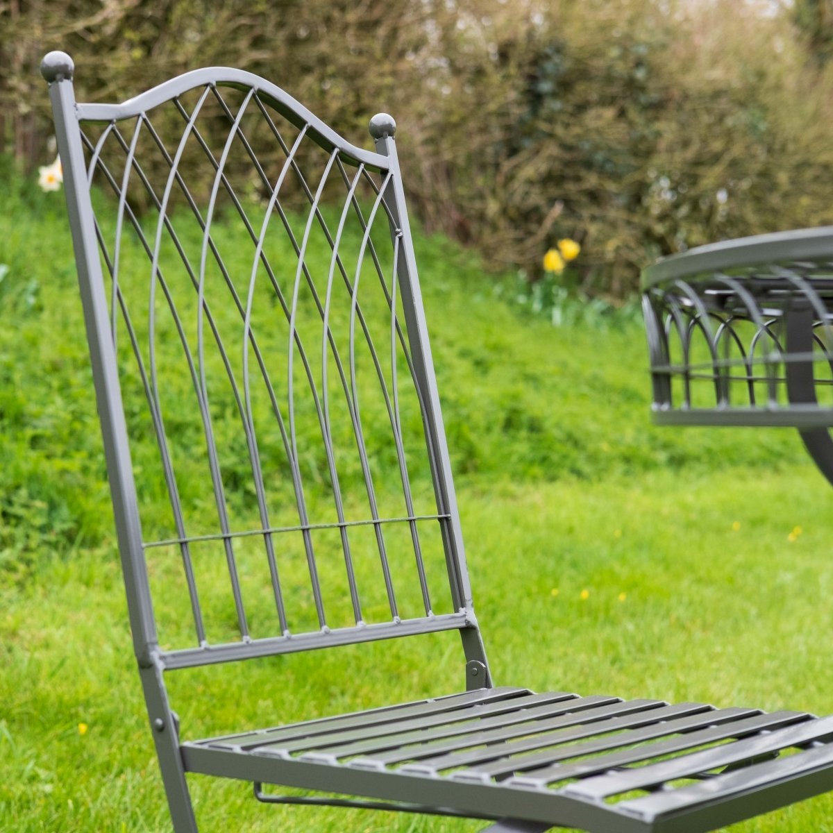 Hampton Bistro Set | Umber Grey - OPULENT co