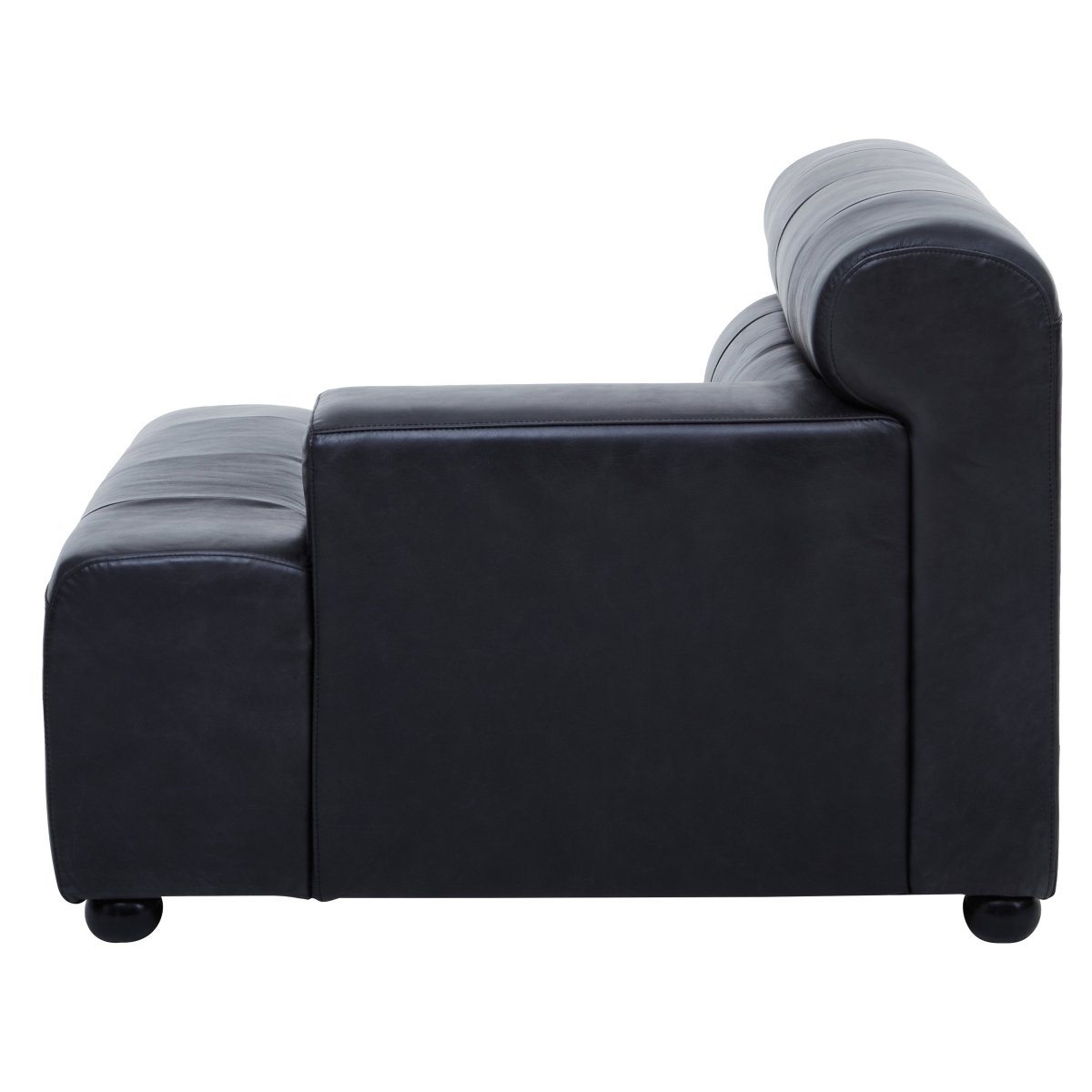 Imperial Left Arm Leather Seat Sofa - OPULENT co