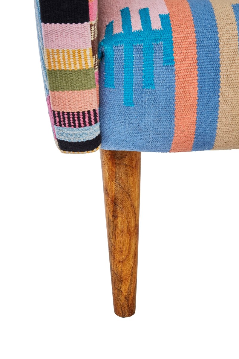 Kefena Multi Coloured Fabric Chair - OPULENT co