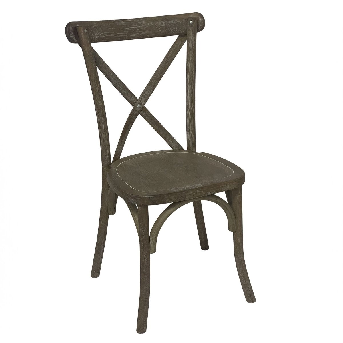 Light Oak Cross Back Dining Chair - OPULENT co