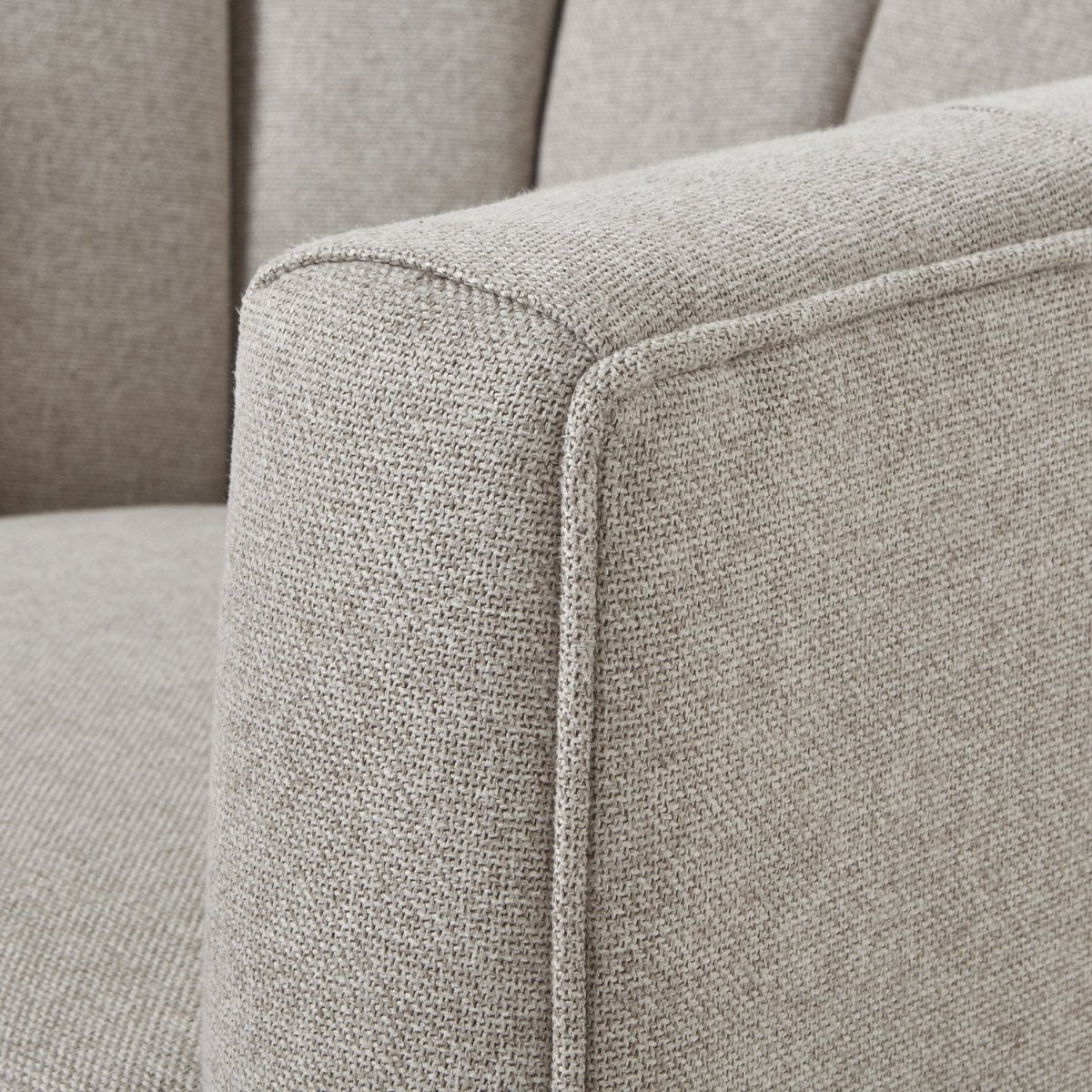 Lily Swivel Chair In Oatmeal Twill - OPULENT Co