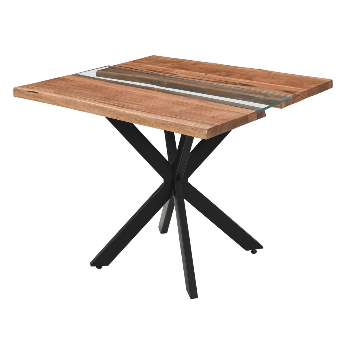 Live Edge Collection Square River Dining Table - OPULENT co