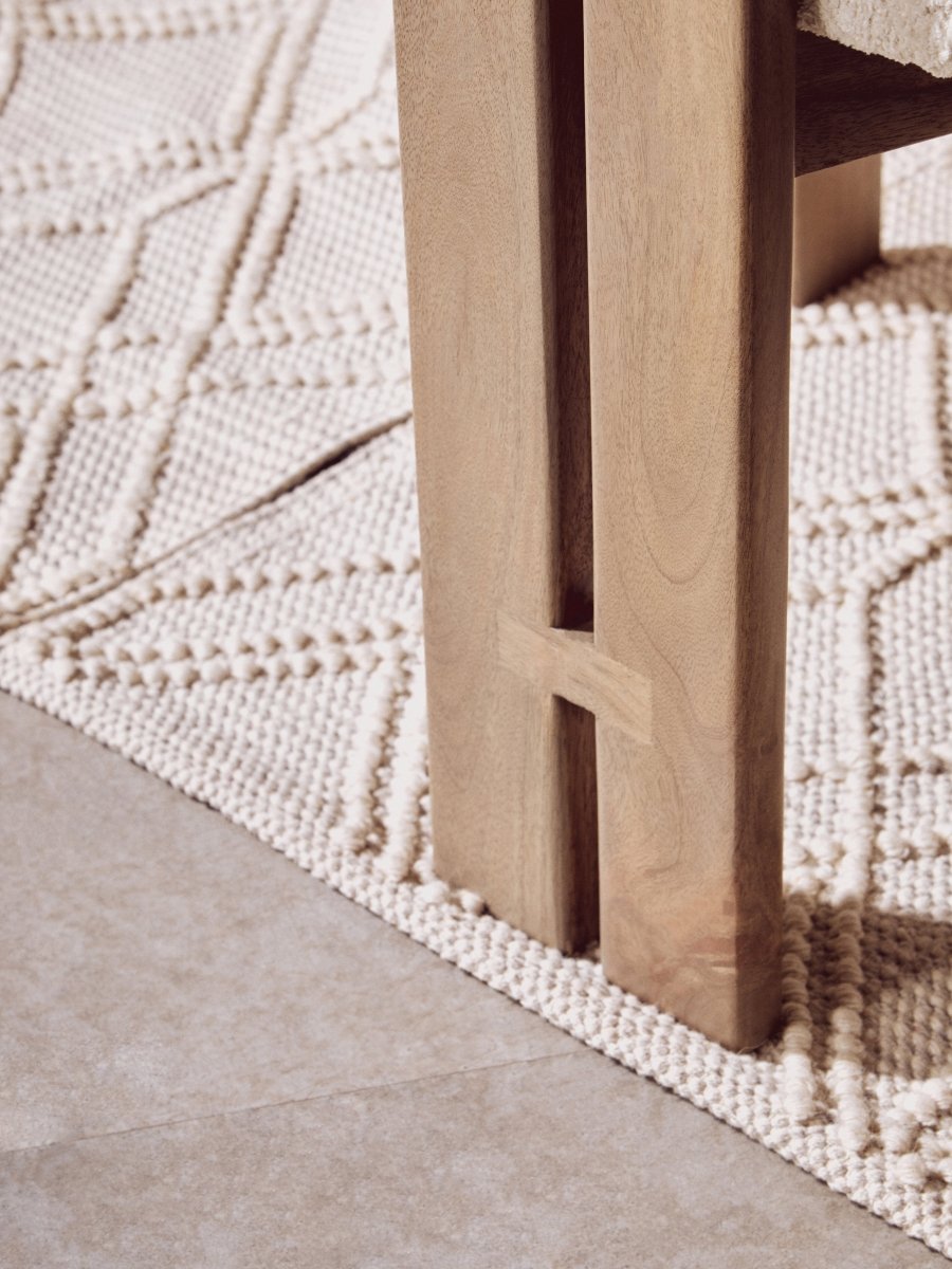 Morello Grey Mango Wood Chair - OPULENT Co