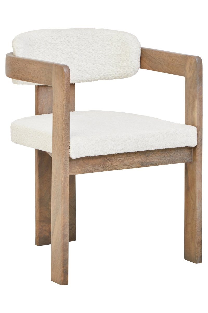Morello Grey Mango Wood Chair - OPULENT Co