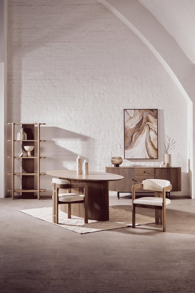 Morello Grey Mango Wood Chair - OPULENT Co