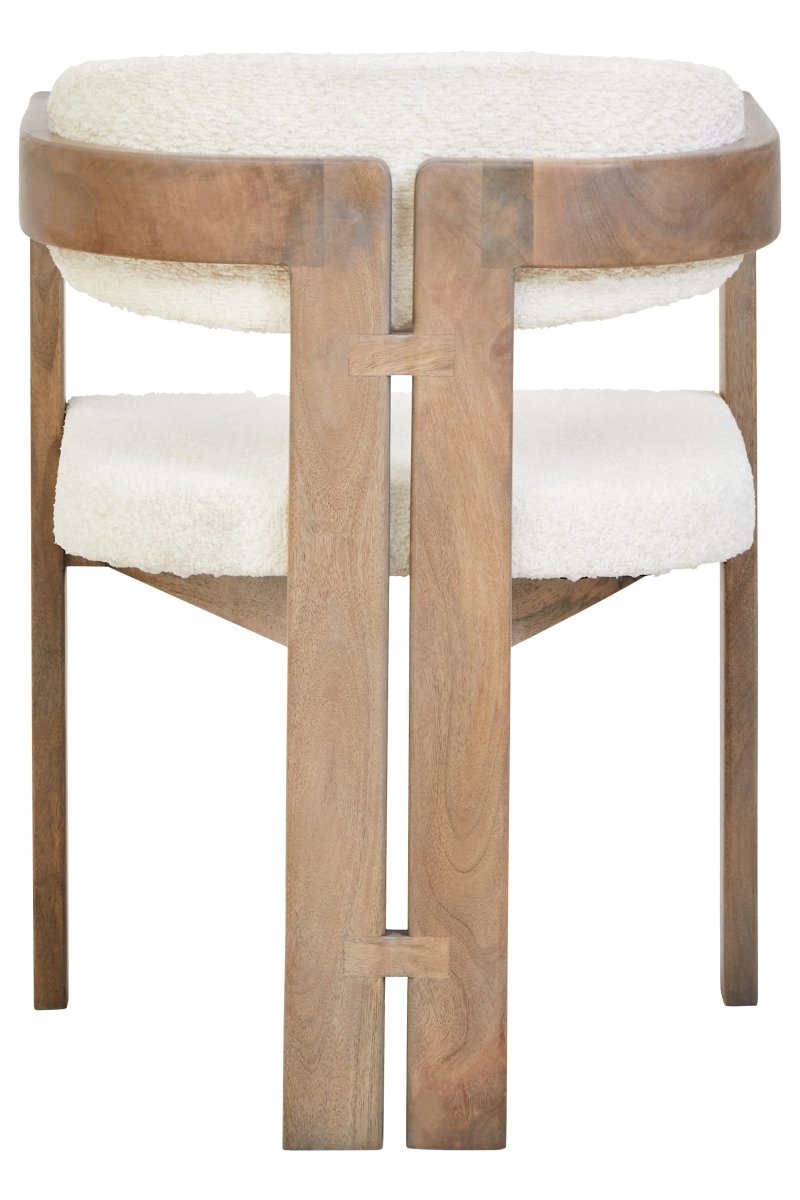 Morello Grey Mango Wood Chair - OPULENT Co