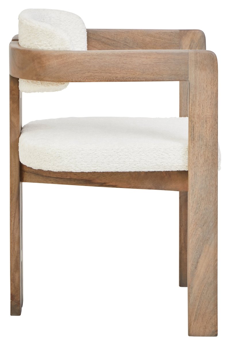 Morello Grey Mango Wood Chair - OPULENT Co