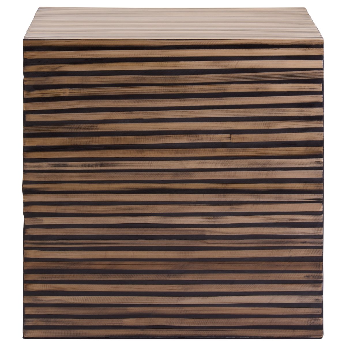 Nivara Bamboo Inlay Side Table - OPULENT Co