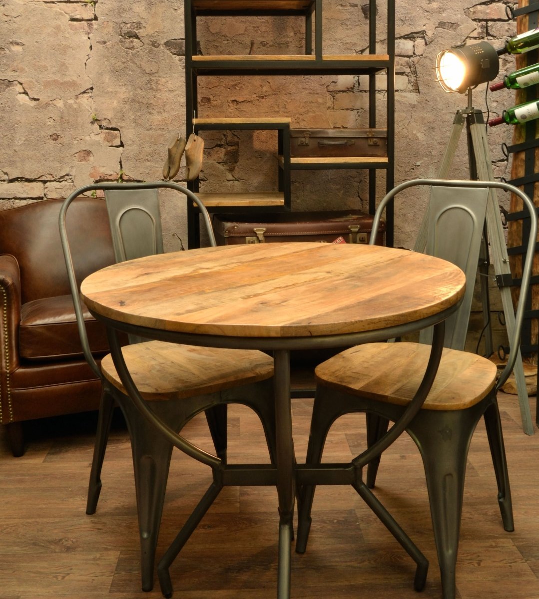 Old Empire 80cm Round Dining Table - OPULENT Co