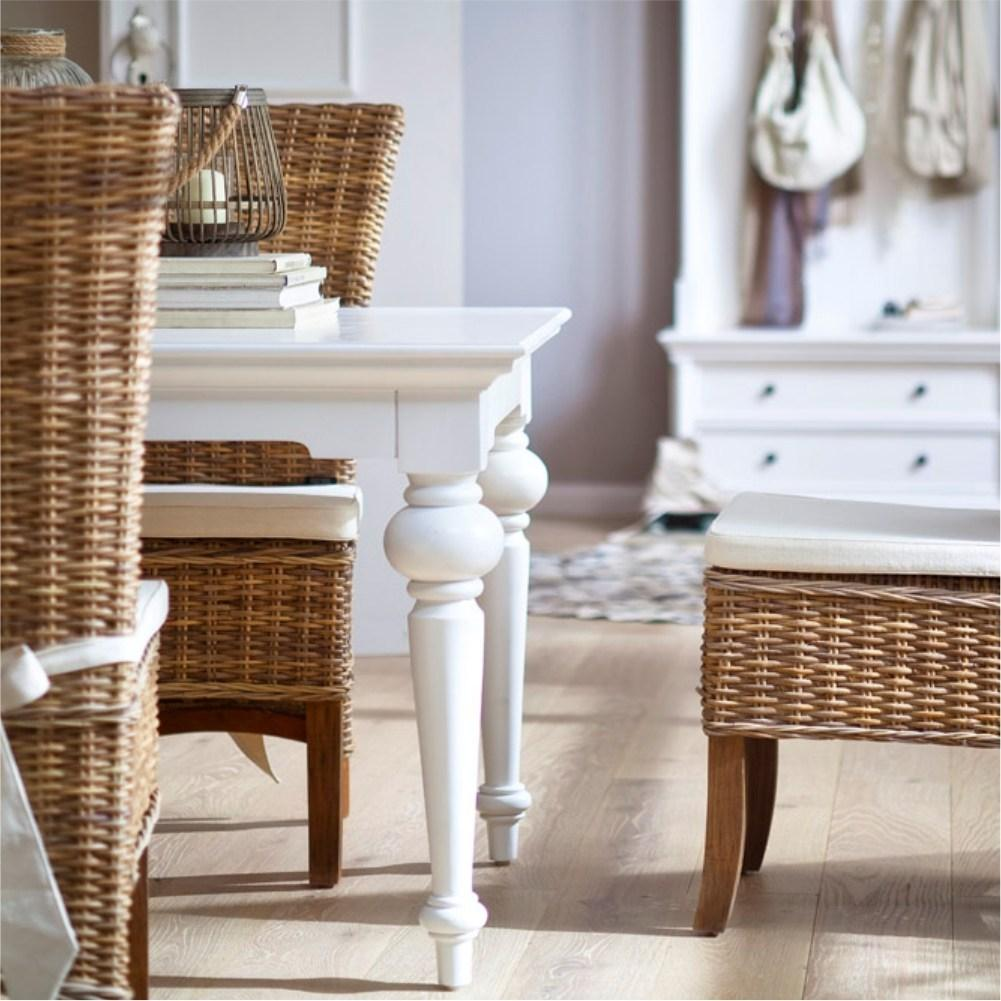Provence French Country White 71" Dining Table