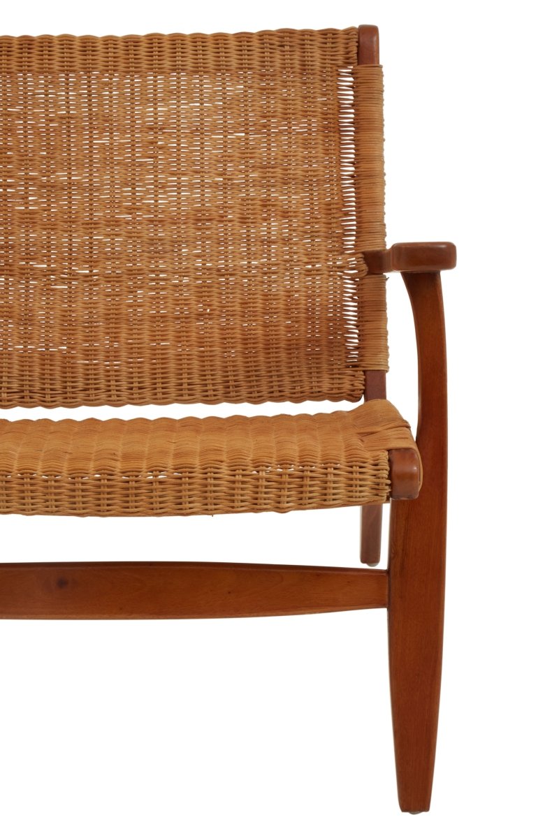Papua Woven Chair In Brown Natural Rattan - OPULENT co
