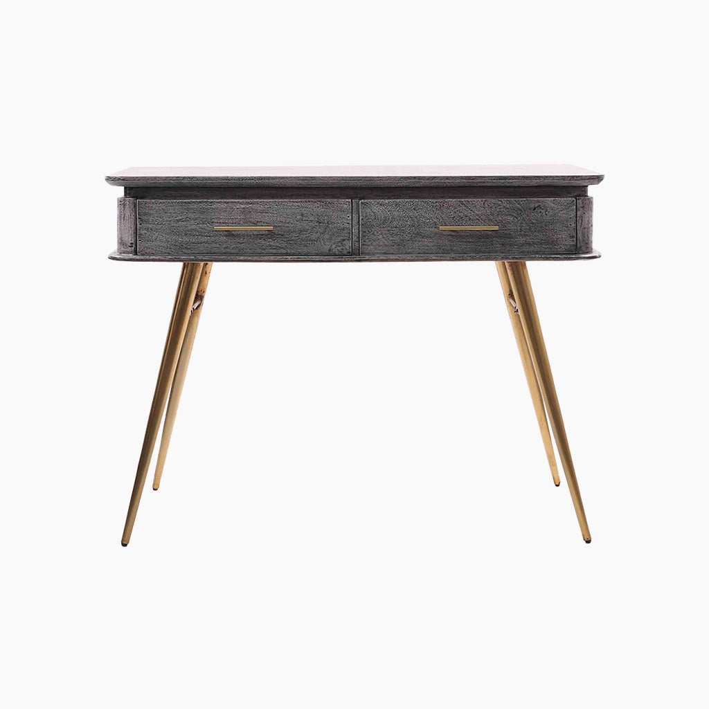 Regal Royal Two Drawer Wooden Console Table - OPULENT Co