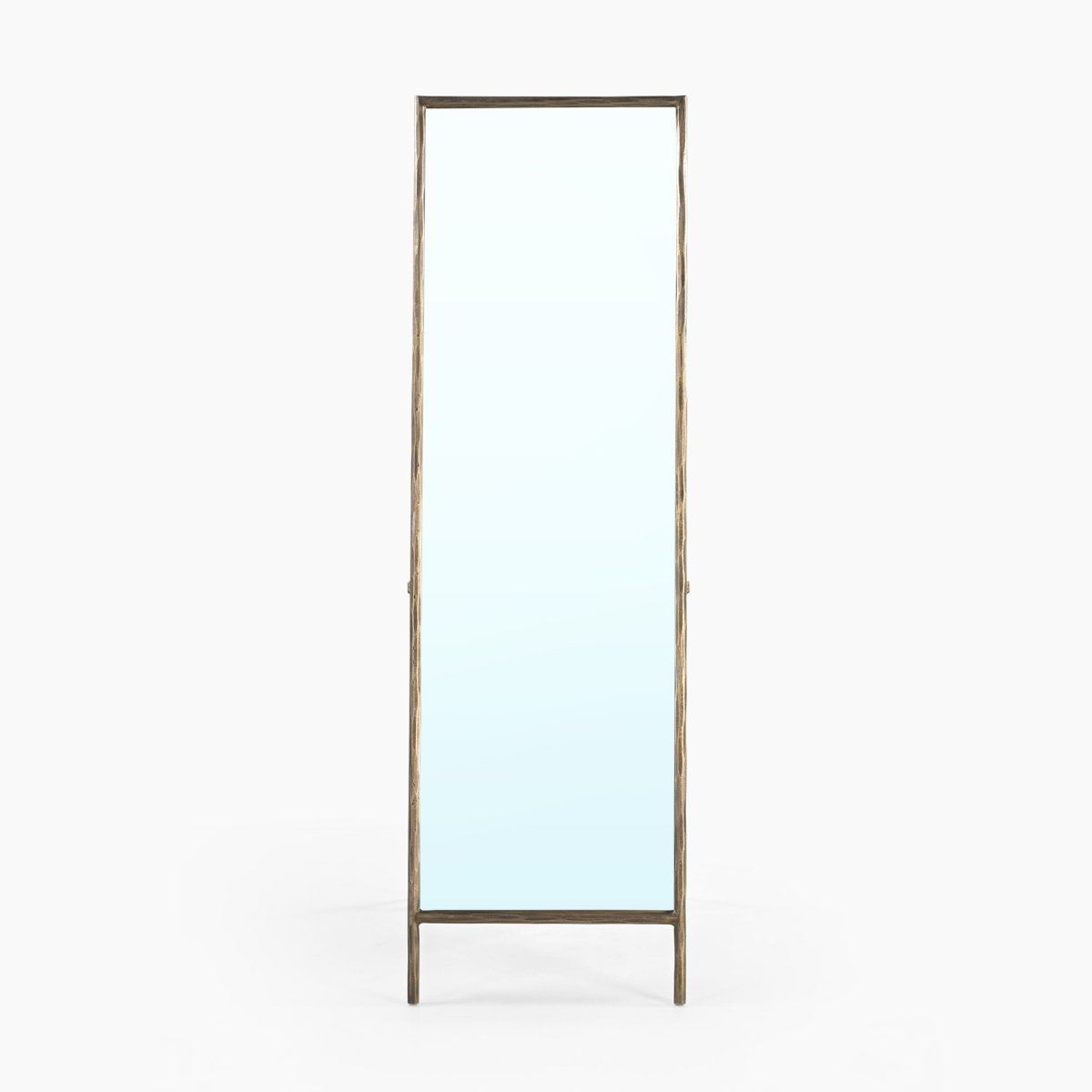 Rone Floor Stand Iron Mirror - OPULENT Co
