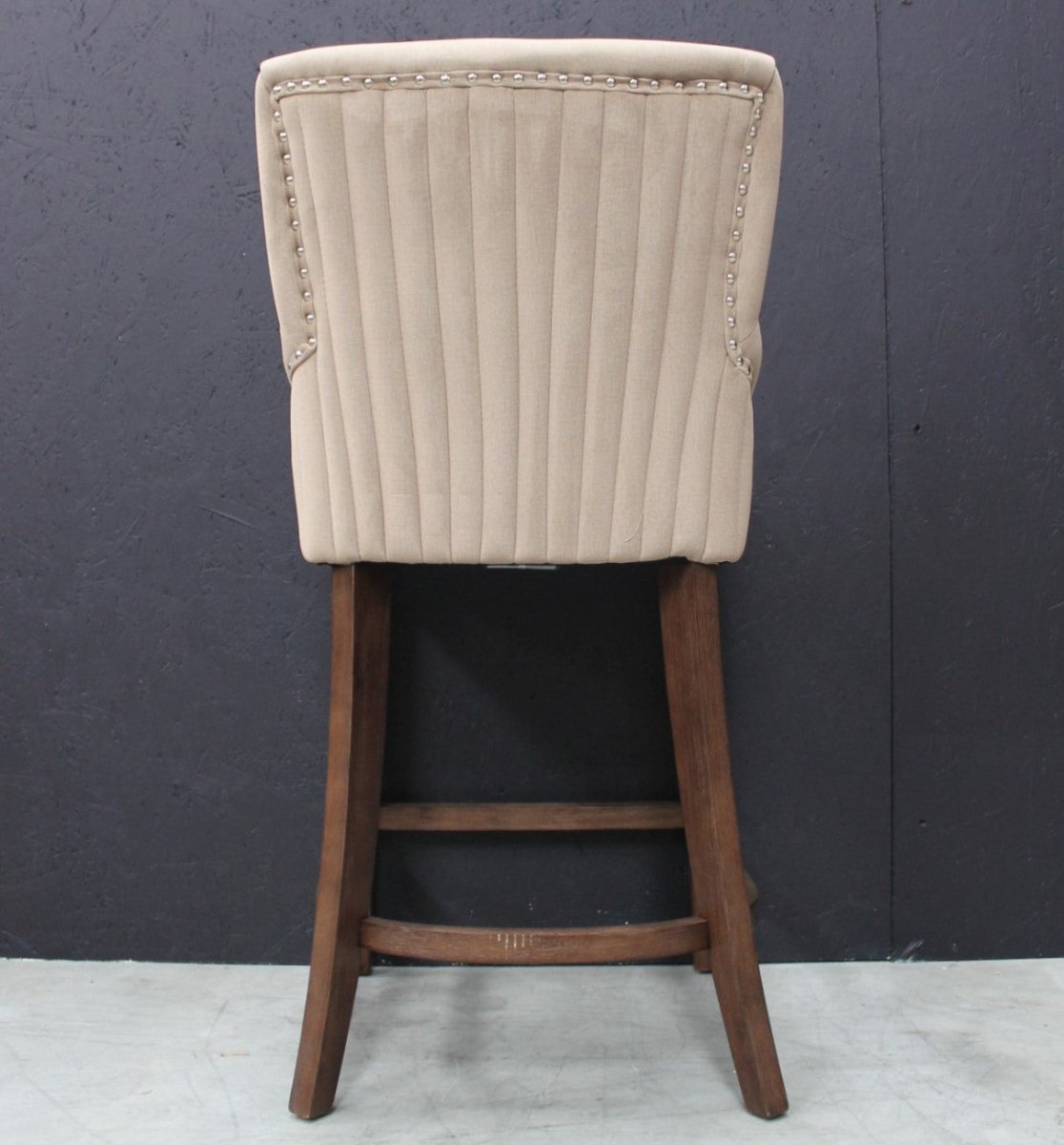 Scott Bar Stool in Velvet Hazelnut - OPULENT Co