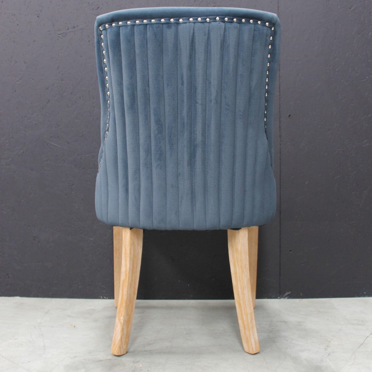Scott Dining Chair in Velvet Midnight - OPULENT Co