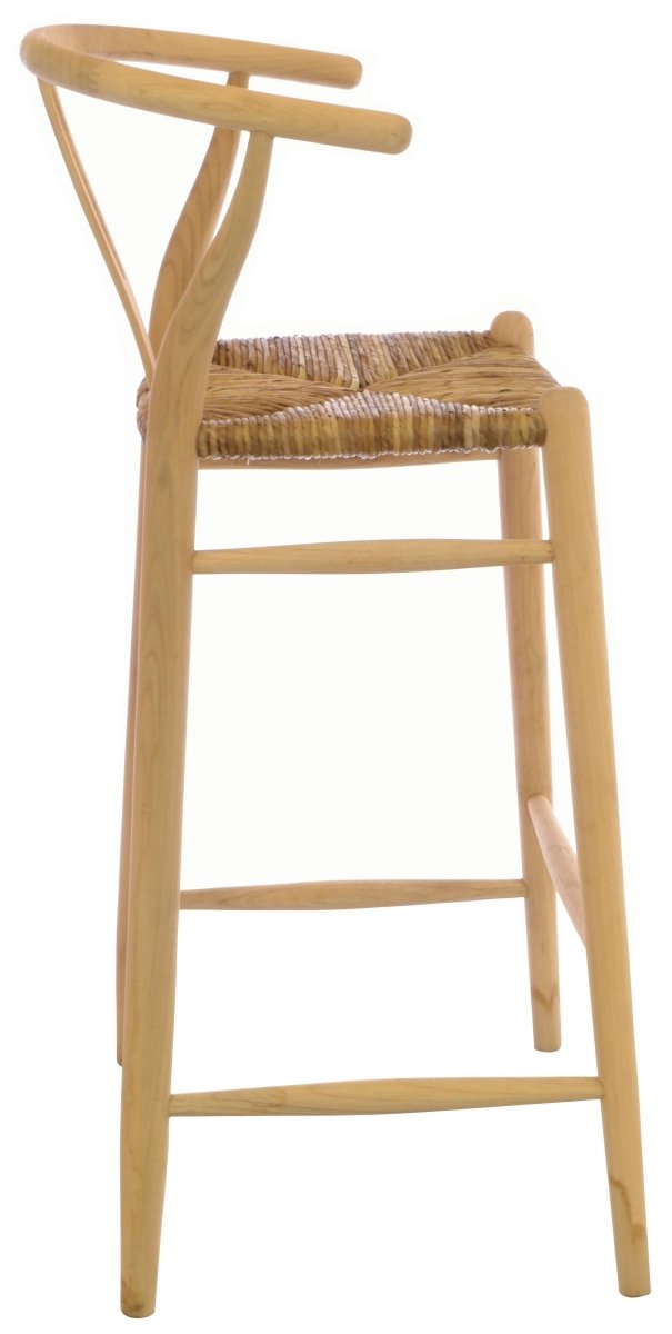 Shoreditch Rush Seat Tall Bar Stool - OPULENT Co