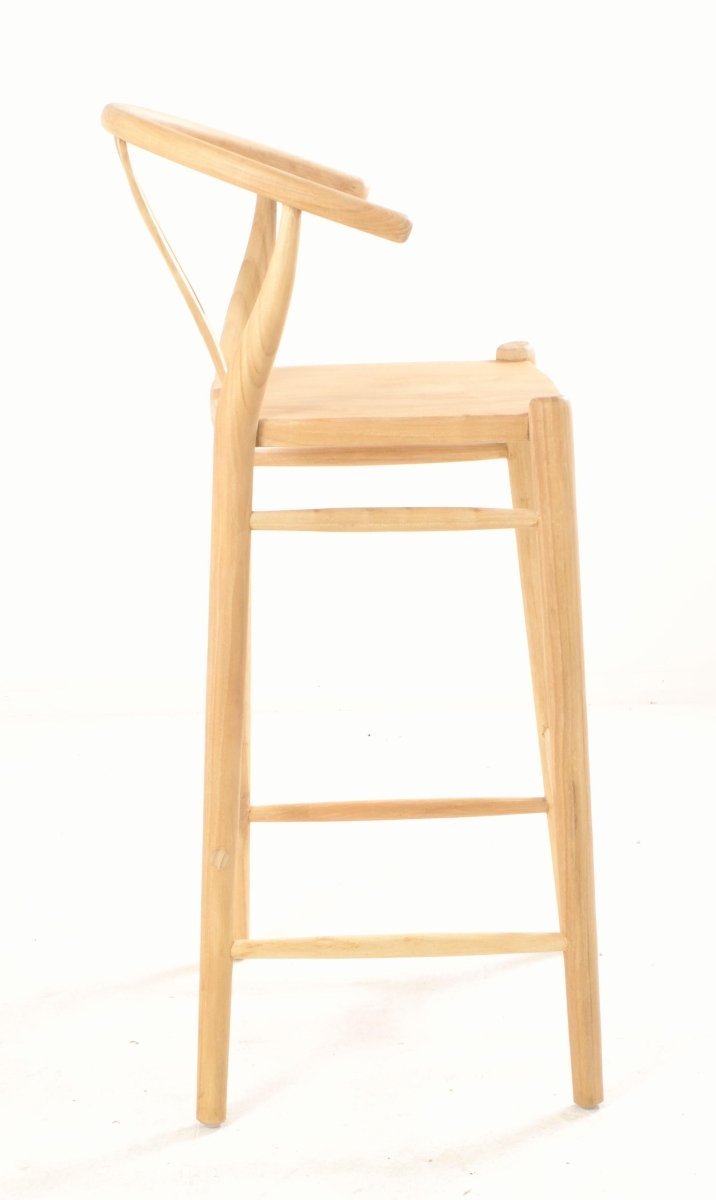 Shoreditch Solid Seat Tall Bar Stool - OPULENT Co