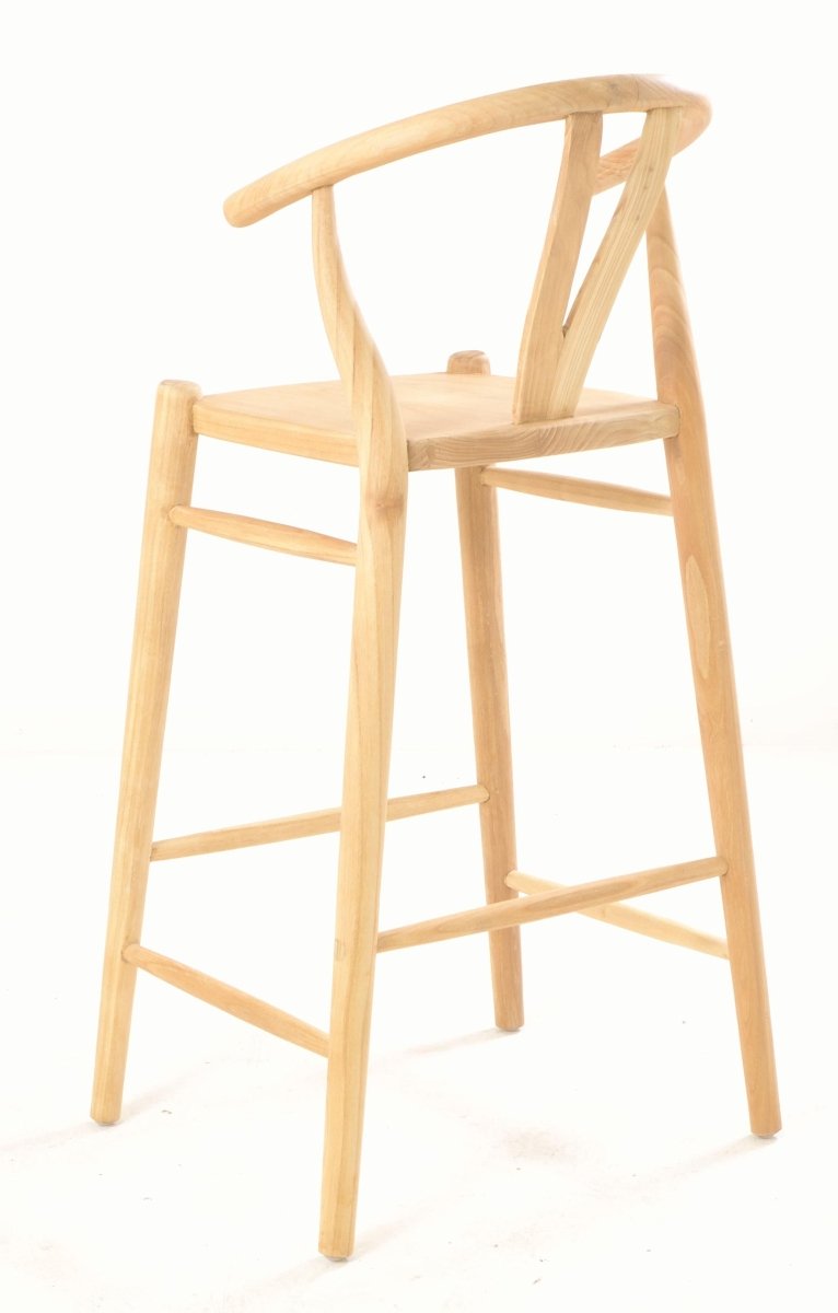 Shoreditch Solid Seat Tall Bar Stool - OPULENT Co