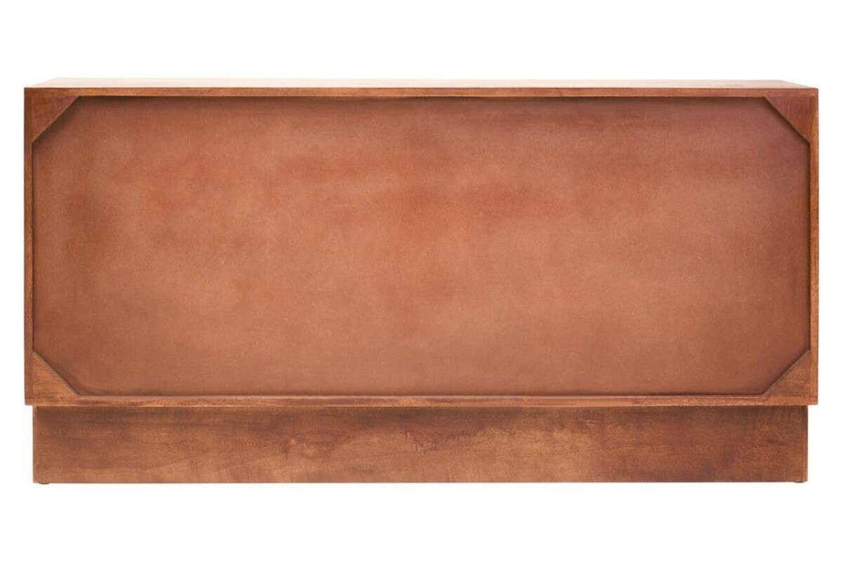 Silvara Four Door Mango Wood Hammered Sideboard - OPULENT Co