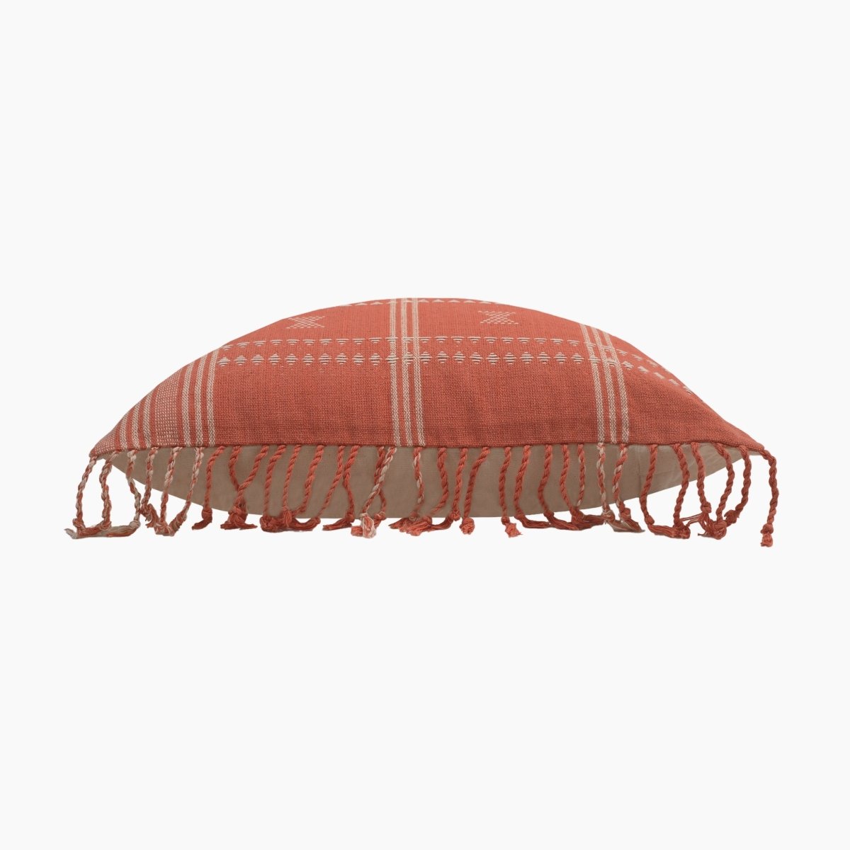 Siyali Coral Cotton Cushion - OPULENT Co