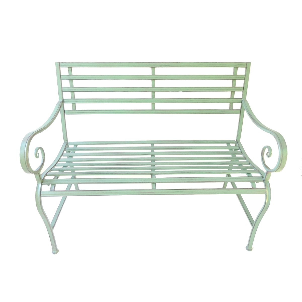 Slatted Bench | Sage Green - OPULENT co