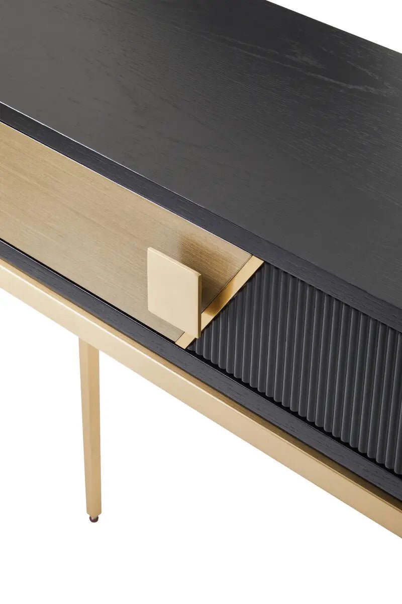 Tavoli Black And Grey Console Table - OPULENT co