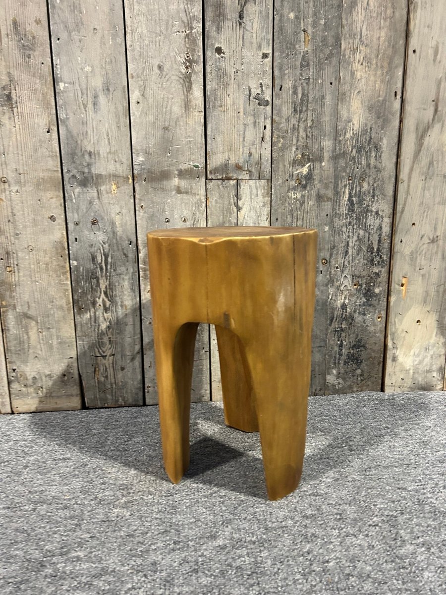 Teak 3 Leg Stool - OPULENT Co