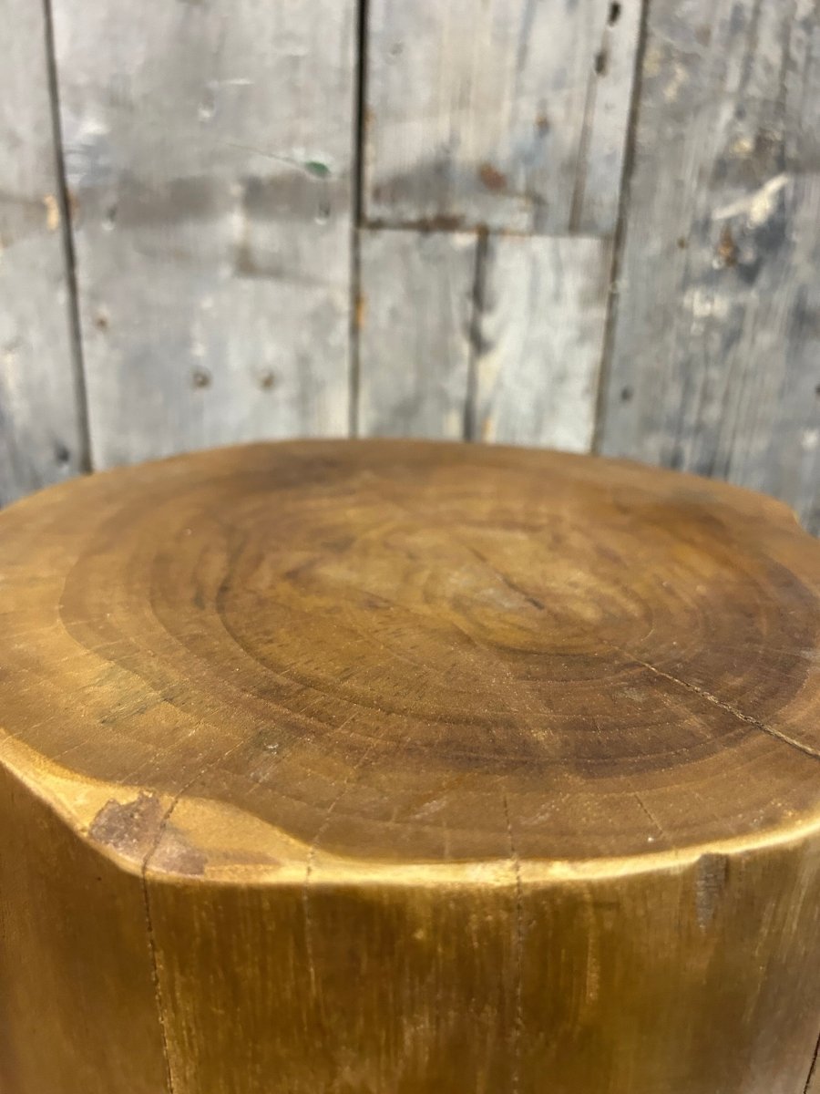 Teak 3 Leg Stool - OPULENT Co