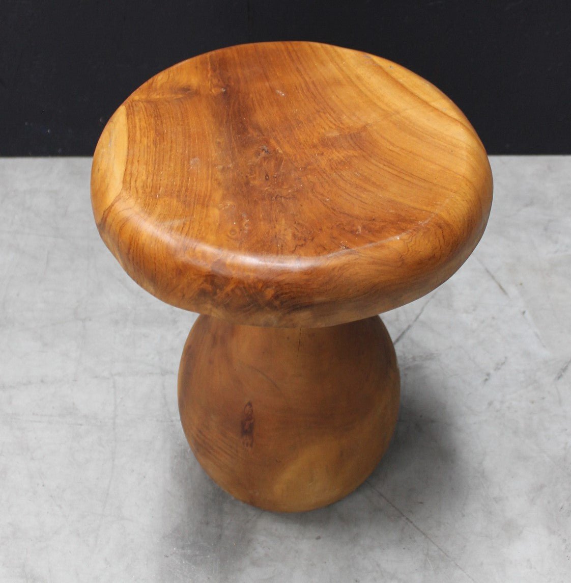 Teak Mushroom Stool - OPULENT Co