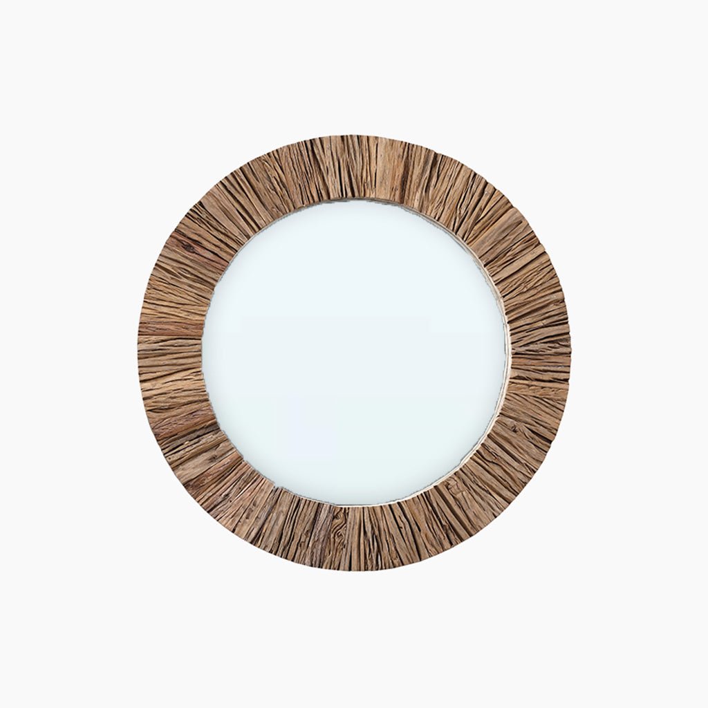 Teo Reclaimed Wood Mirror - OPULENT Co