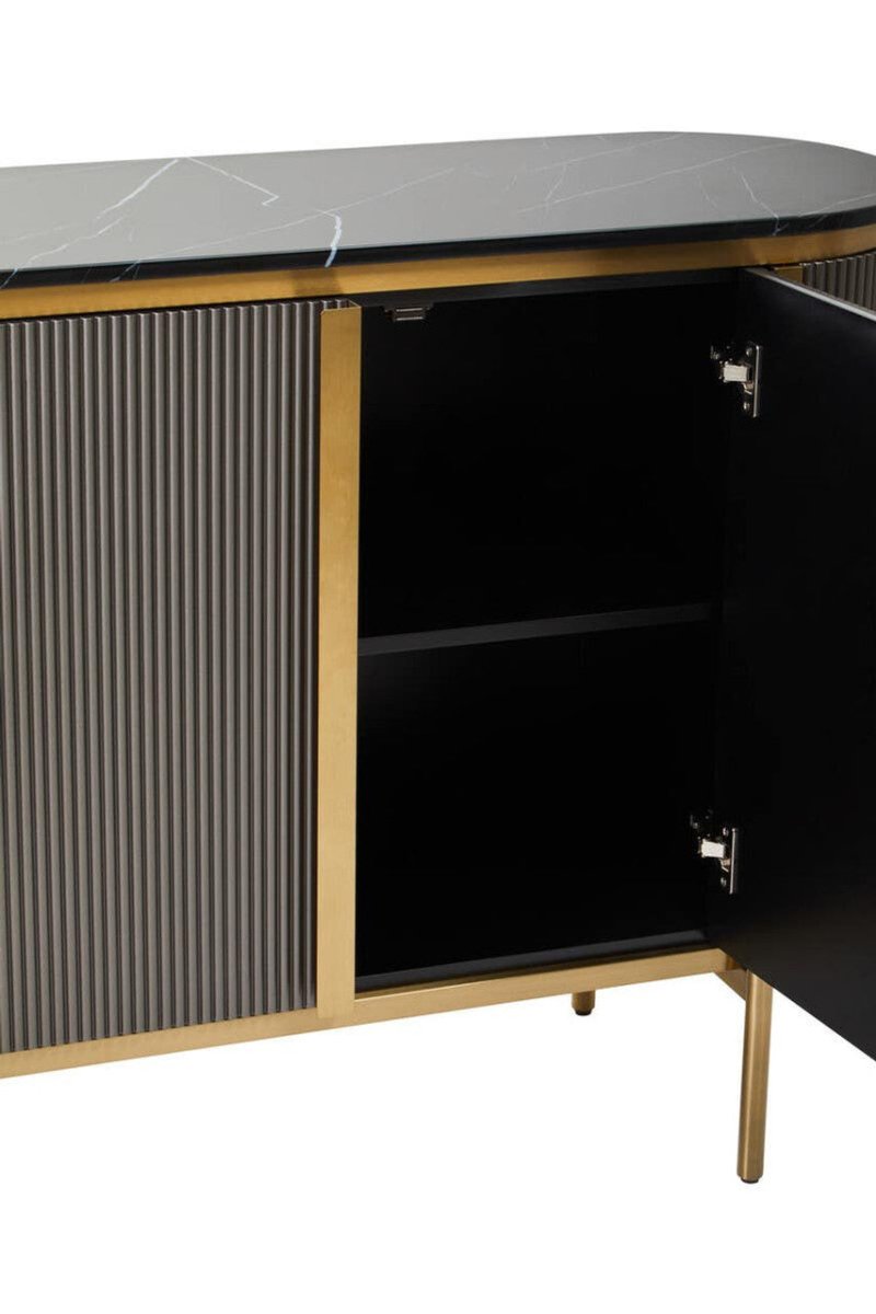 Tervio Marble Top Sideboard - OPULENT Co
