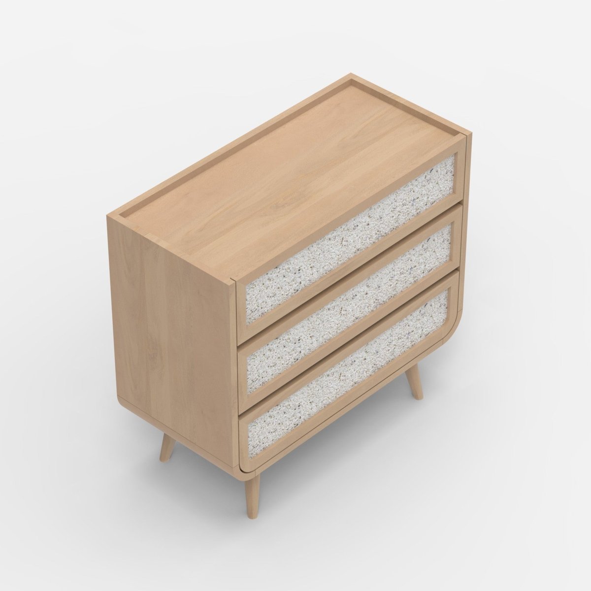 Oxy Three Drawer Chest - OPULENT Co