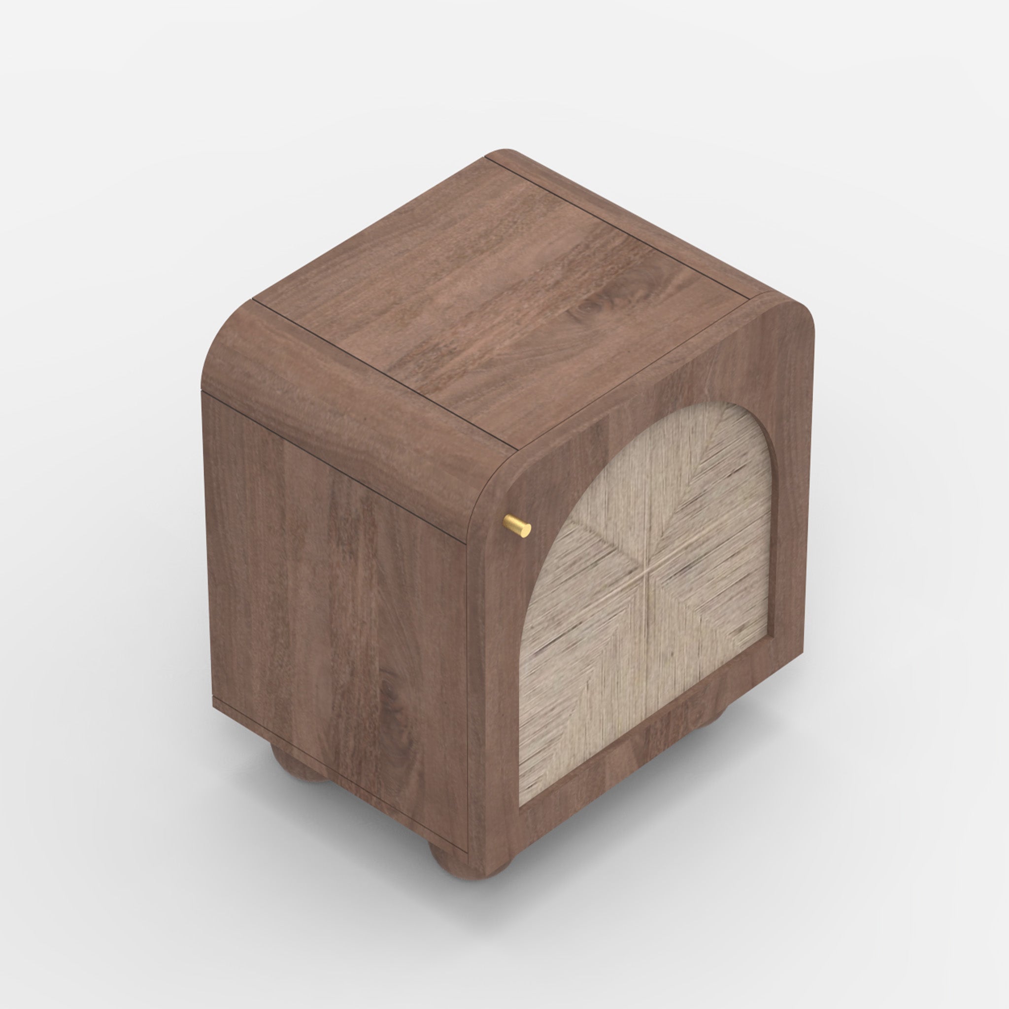 Jungle Side Table - Walnut