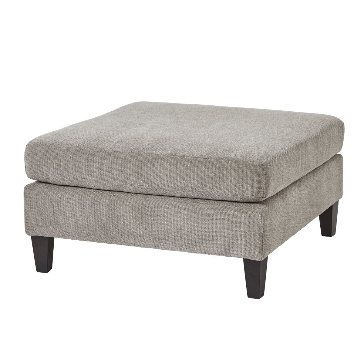 Vesper Taupe Ottoman Foot Stool - OPULENT co