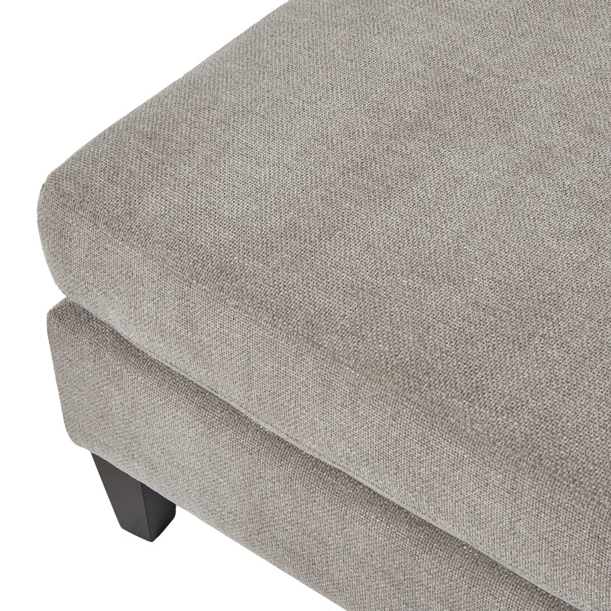 Vesper Taupe Ottoman Foot Stool - OPULENT co