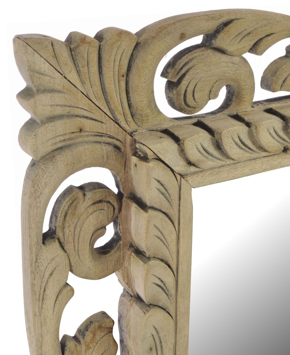 Vintage Ornate Thin Mirror - OPULENT Co