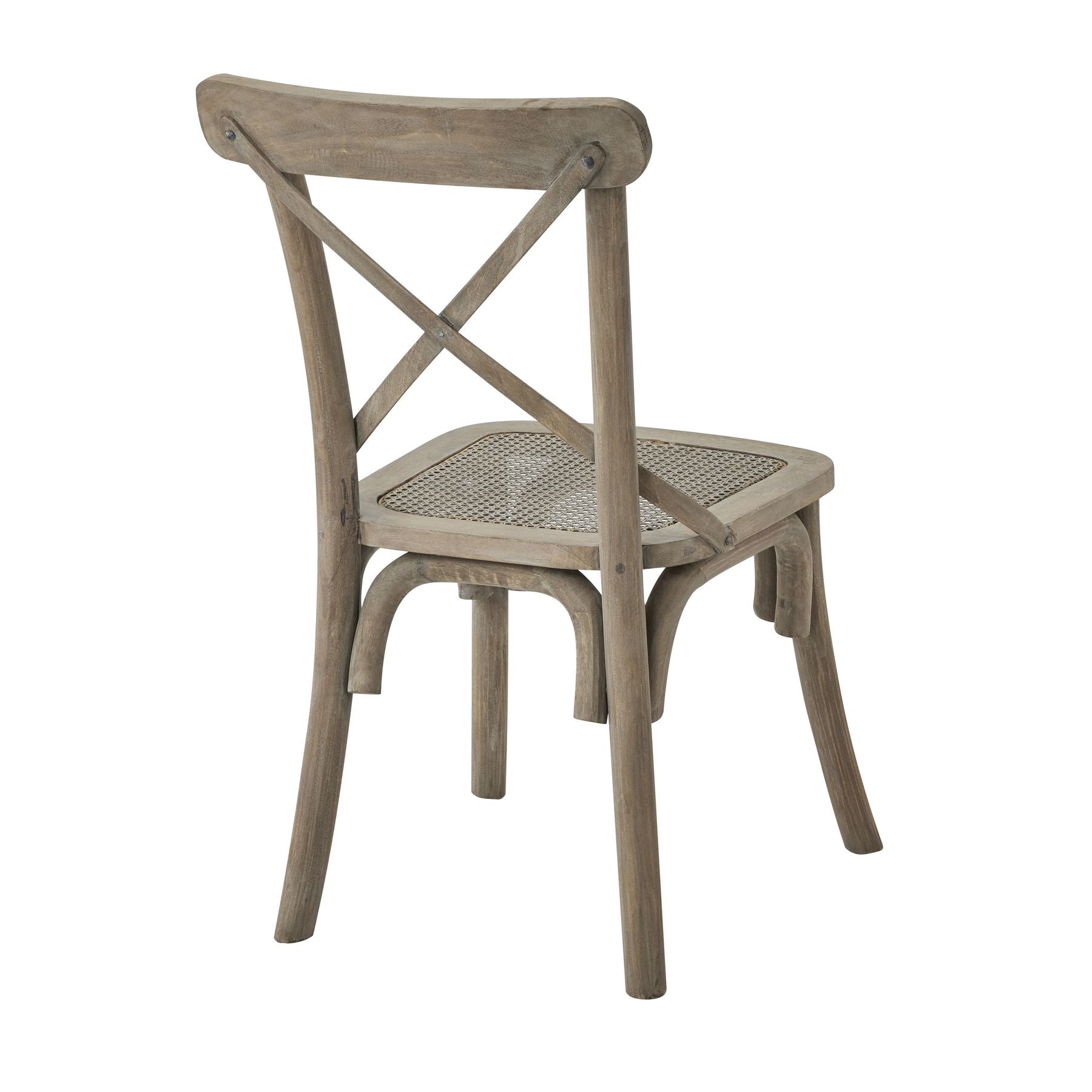 Copgrove Collection Cross Back Chair With Rush Seat - OPULENT co