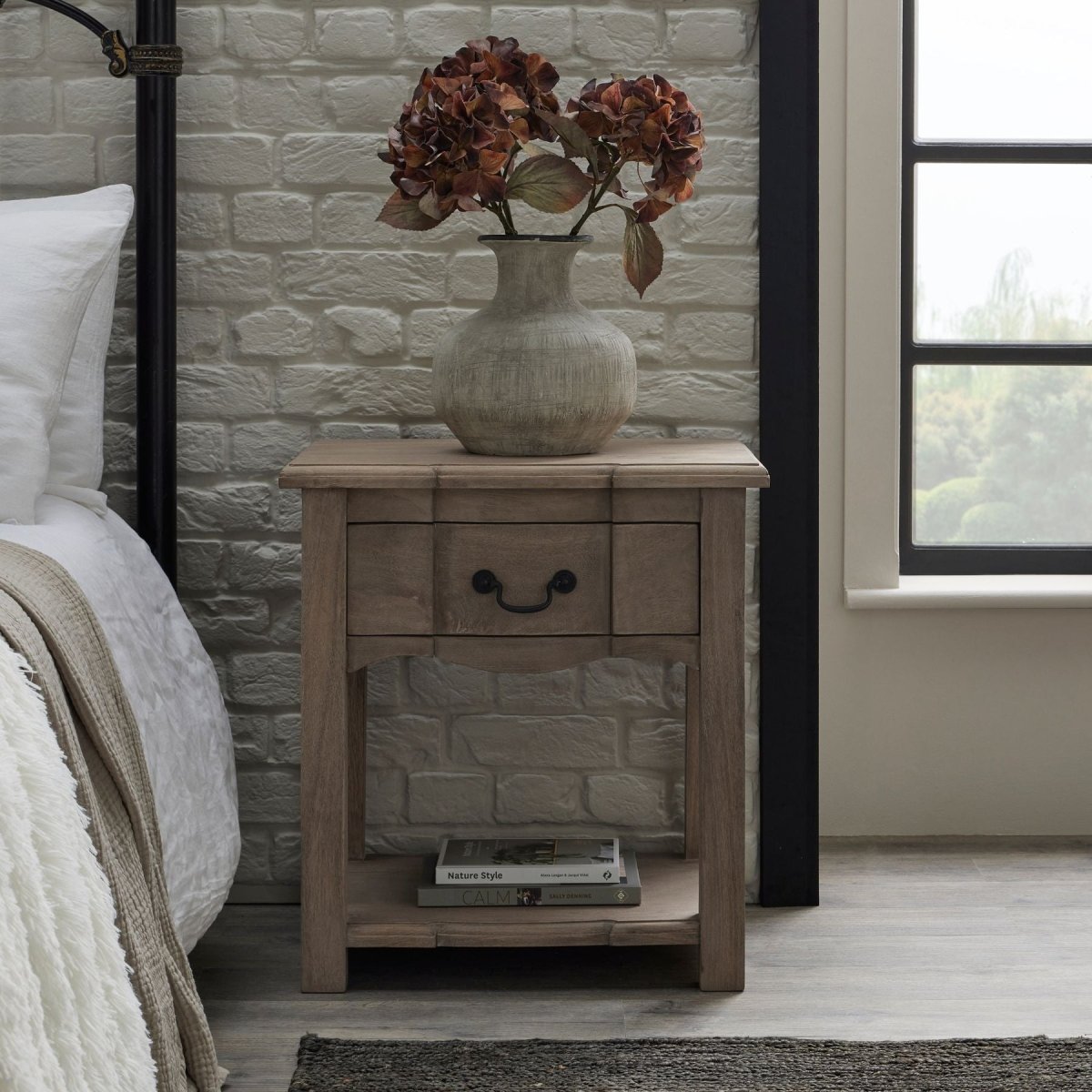 Copgrove Collection 1 Drawer Side Table - OPULENT co