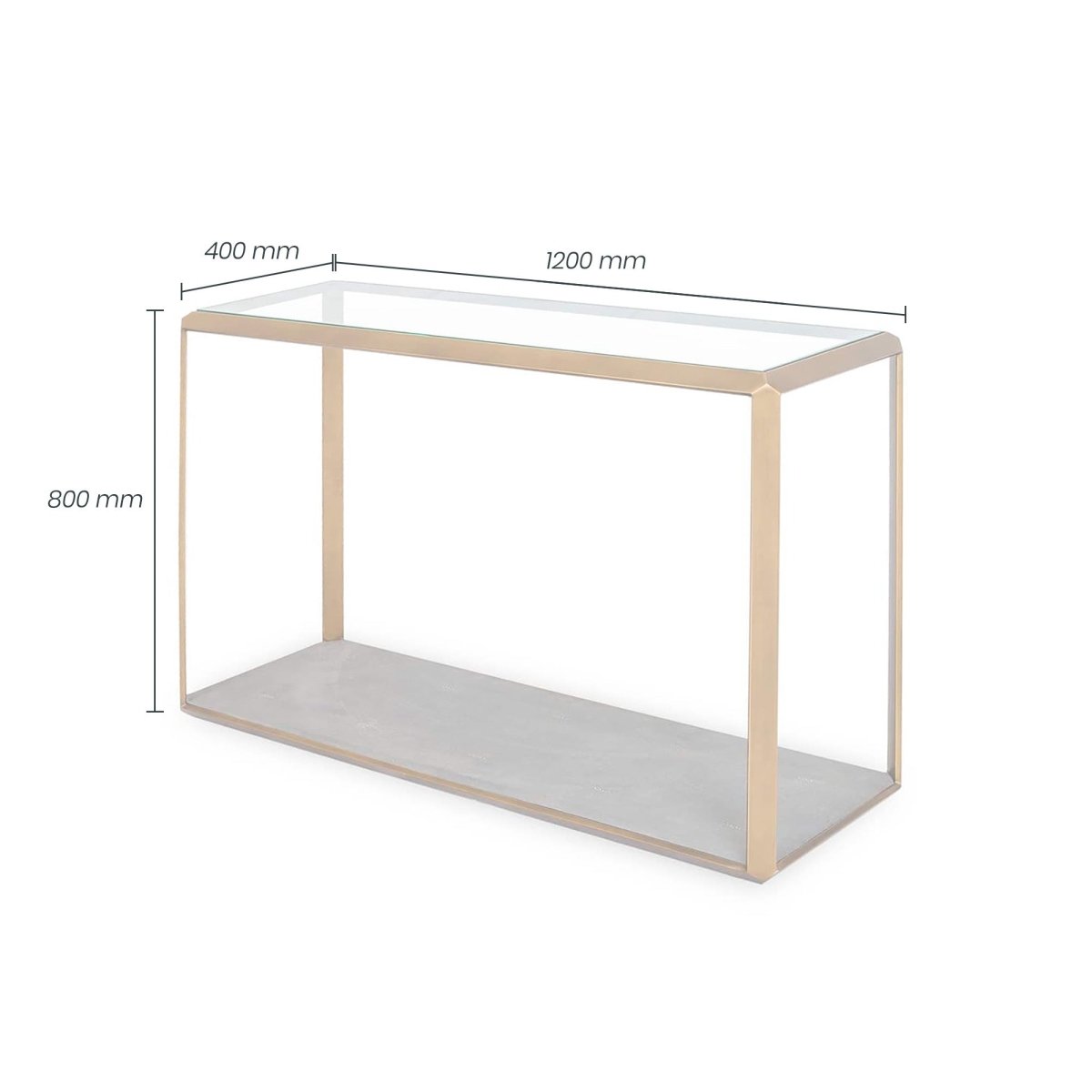 Elmley Console Table - Ivory - OPULENT co