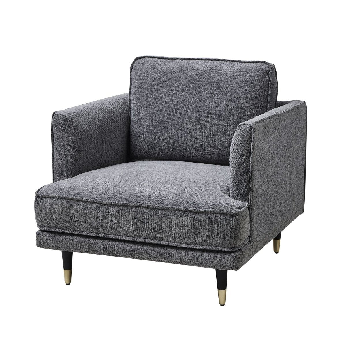 Richmond Grey Large Arm Chair - OPULENT co