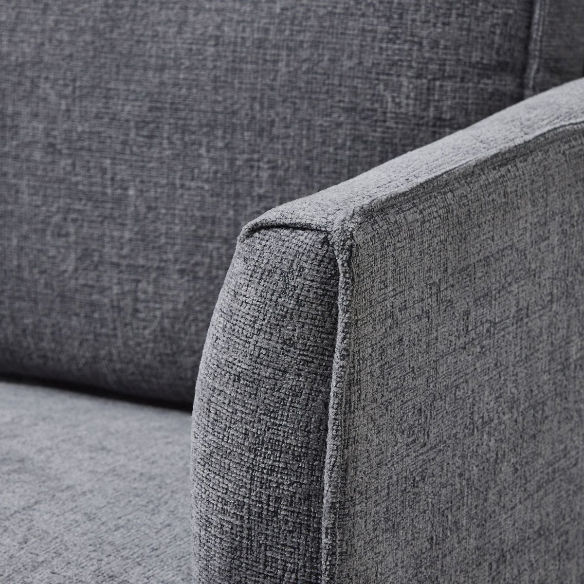 Richmond Grey Large Arm Chair - OPULENT co